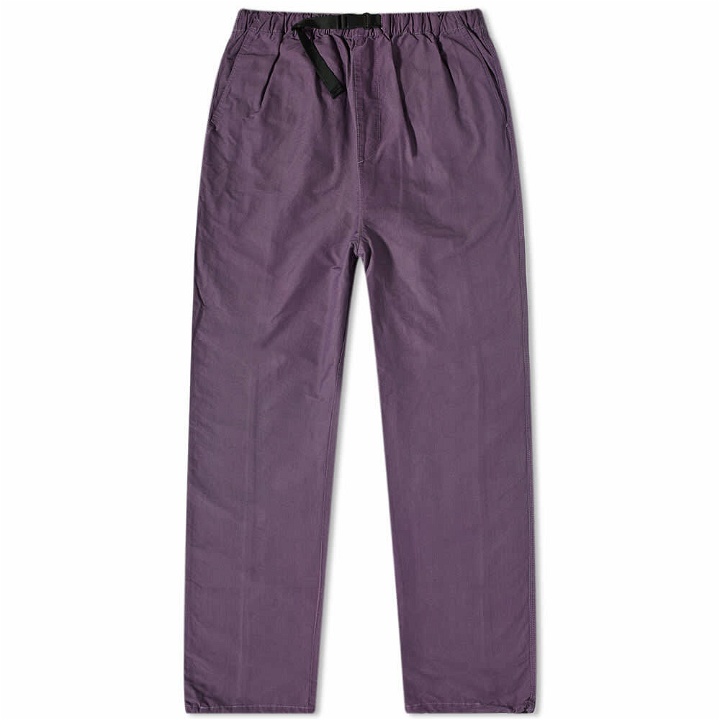 Photo: Carrier Goods Men's Loose Alpine Pant in Purple Sage