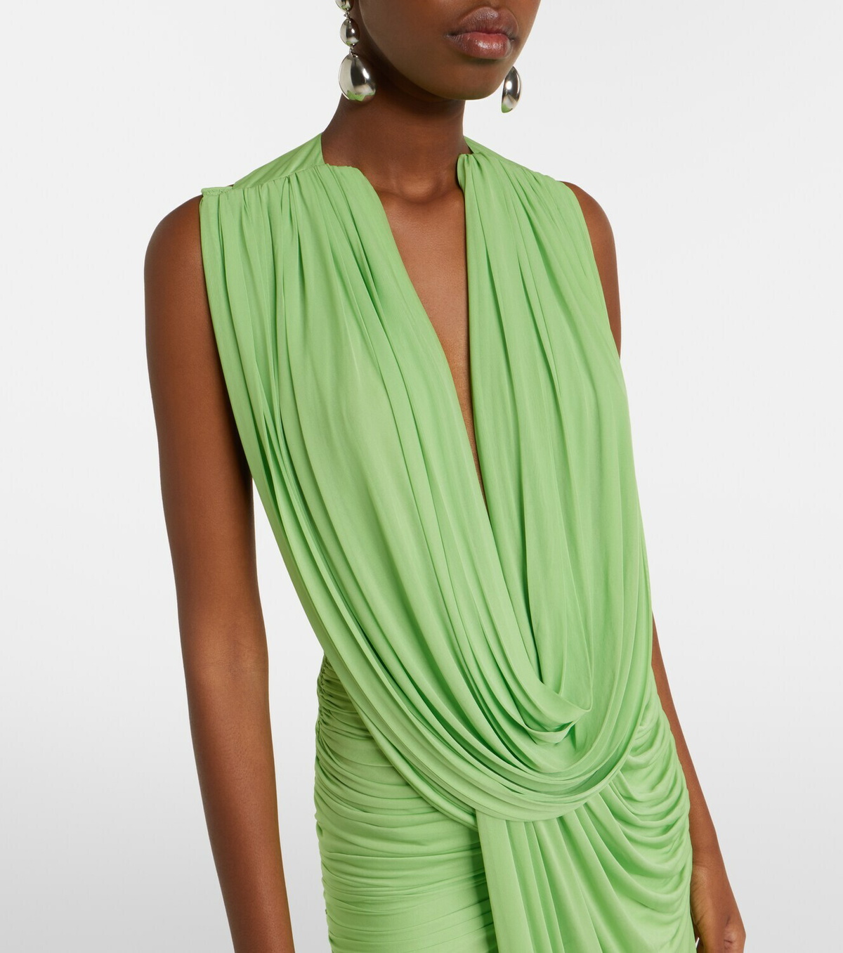 Christopher Esber Ripple draped jersey gown