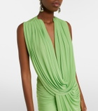 Christopher Esber Ripple draped jersey gown