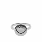 Needles Men's Smiley Face Ring in 925 Silver