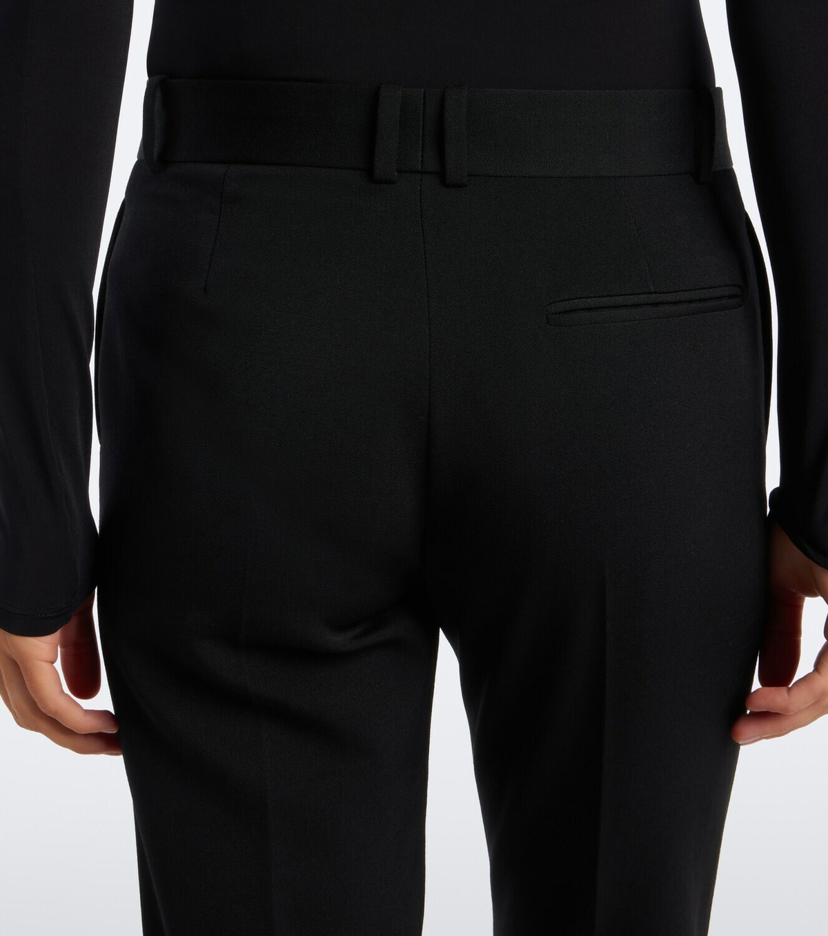 The Row Kloe wool straight pants