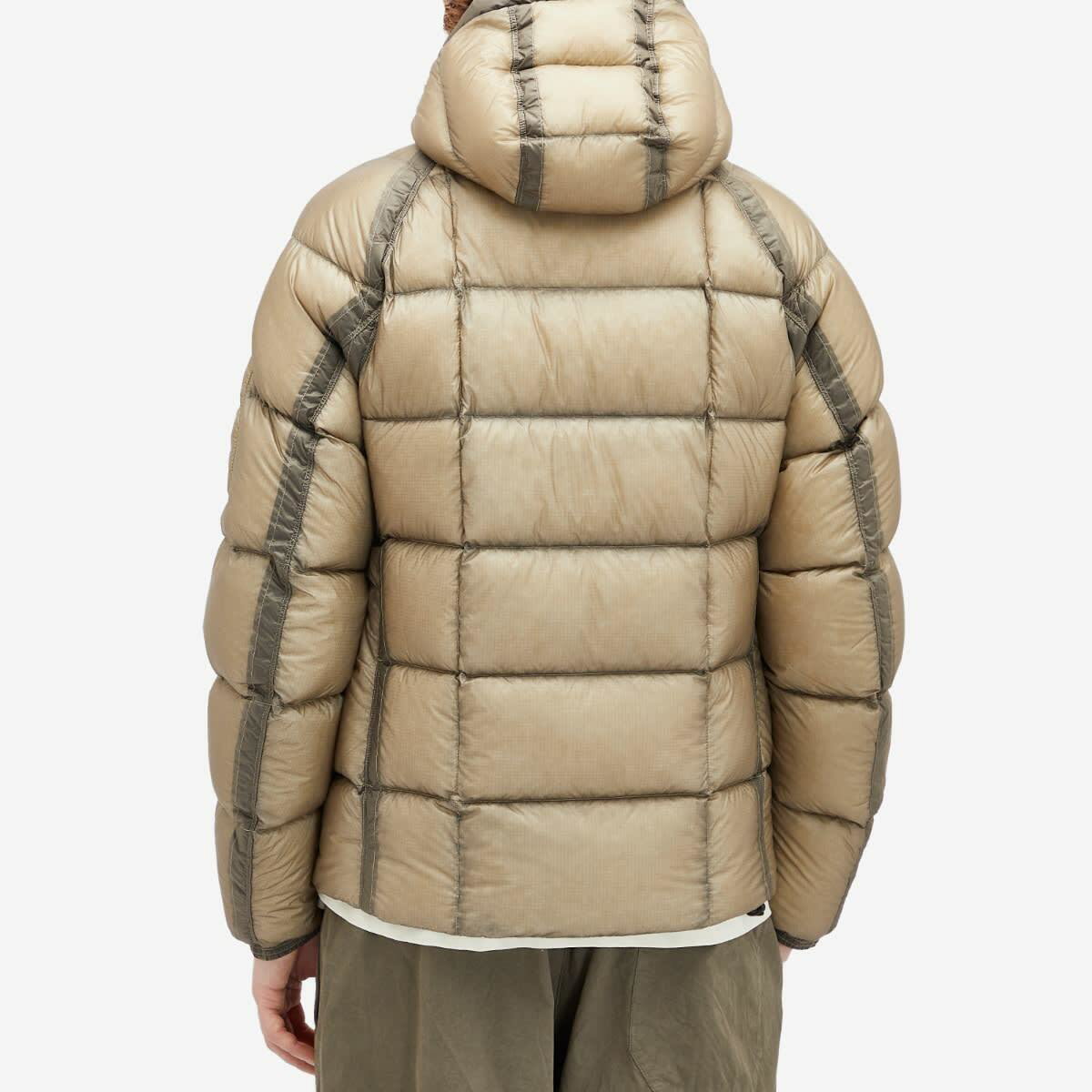 C.P. Company Men's D.D Shell Hooded Down Jacket in Vintage C.P. Company Men's D.D Shell Hooded Down Jacket in Vintage