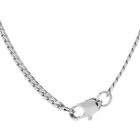 Laura Lombardi Women's Mini Omega Chain Necklace in Silver