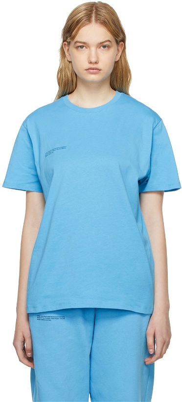 Photo: PANGAIA Blue Organic Cotton T-Shirt