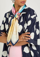Jacquemus Le Grand Foulard Hippocampe Printed Silk Scarf - Multicoloured 1 - One Size