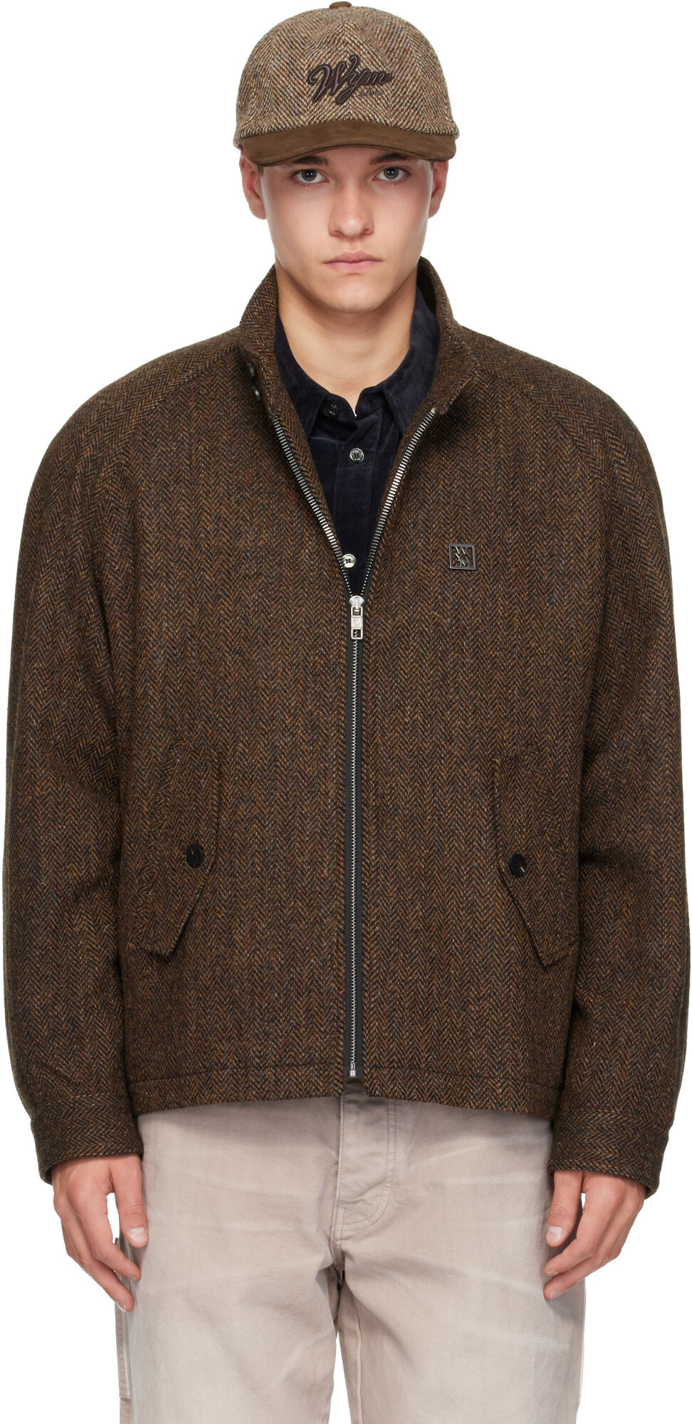 WOOYOUNGMI Brown Wool Jacket