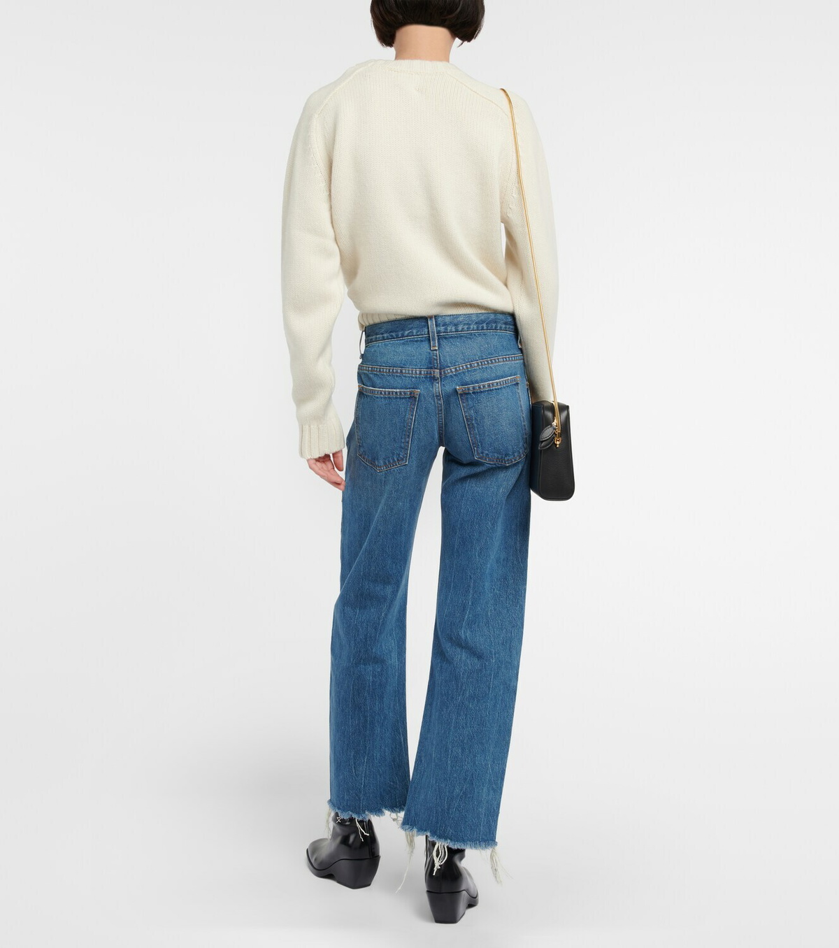 Khaite Kerrie Jean mid-rise wide-leg jeans