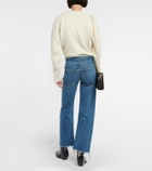 Khaite Kerrie Jean mid-rise wide-leg jeans