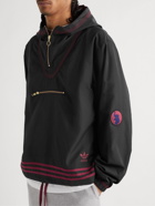 adidas Consortium - Wales Bonner Printed Shell Hooded Half-Zip Anorak - Black