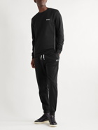 Hugo Boss - Logo-Embroidered Cotton-Blend Jersey Sweatshirt - Black
