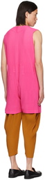 HOMME PLISSÉ ISSEY MIYAKE Pink Colorful Pleats Jumpsuit