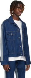 MM6 Maison Margiela Navy Sports Denim Jacket