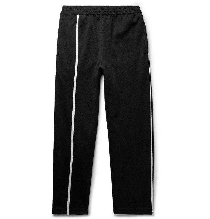 Photo: Helmut Lang - Striped Tech-Jersey Sweatpants - Men - Black