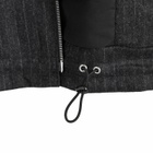 END. x YMC Basement Bomber Jacket in Pewter Chalkstripe