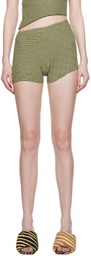 Isa Boulder Green Parallel Shorts