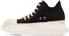 Rick Owens Drkshdw Black Abstract Low Sneakers