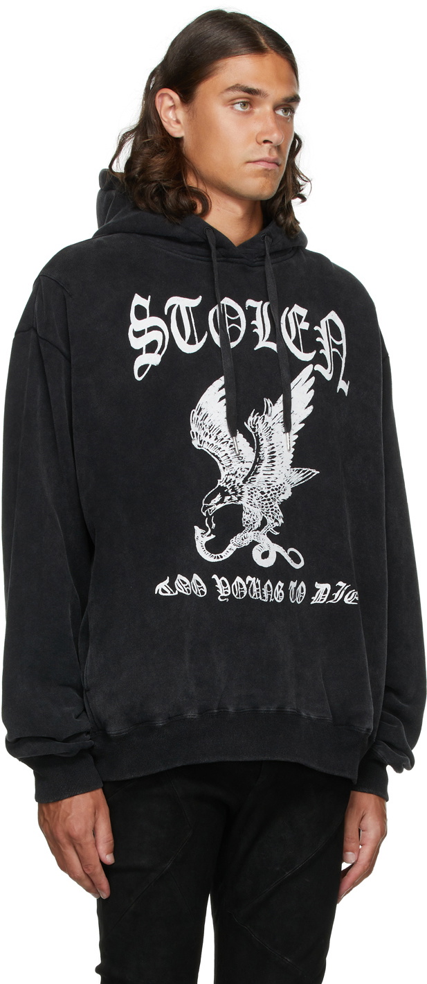 Stolen Girlfriends Club SSENSE Exclusive Black Eagle Hoodie