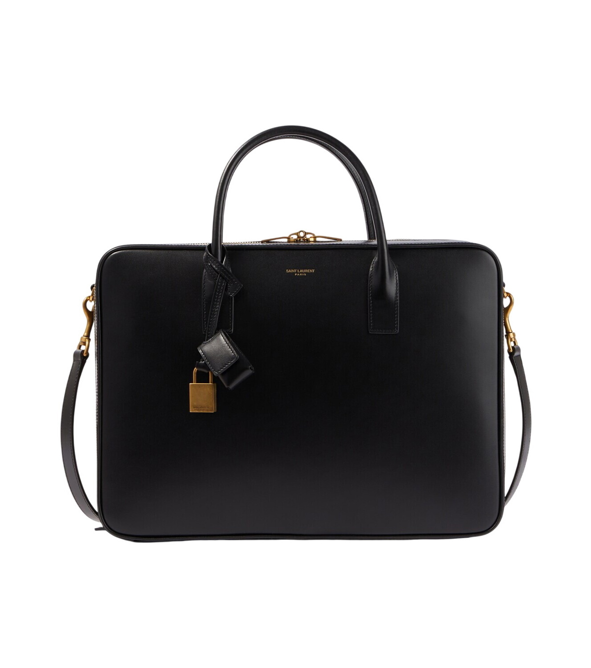 Saint Laurent Black Clement Briefcase Saint Laurent
