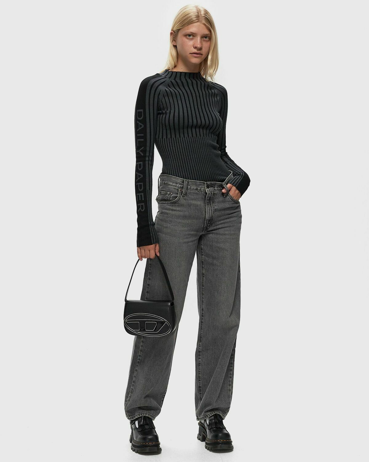 Daily Paper Lore Knit Top Grey Pullovers