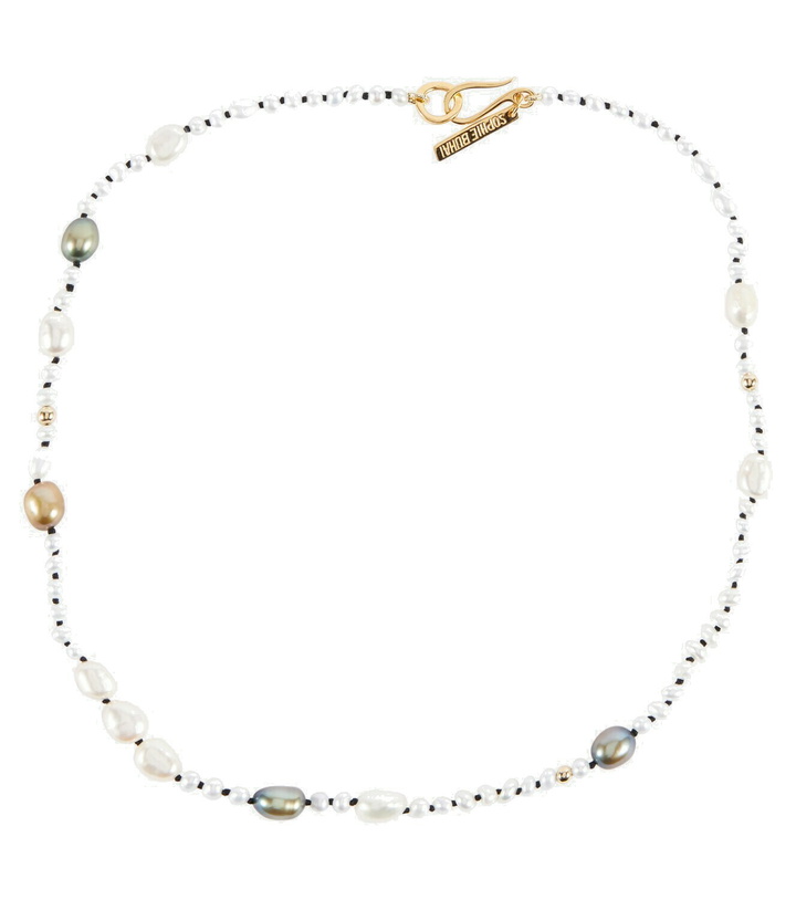 Photo: Sophie Buhai Mermaid necklace with freshwater pearls and 18kt gold-plated silver beads
