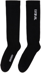 Rick Owens DRKSHDW Black 'Urinal' Socks