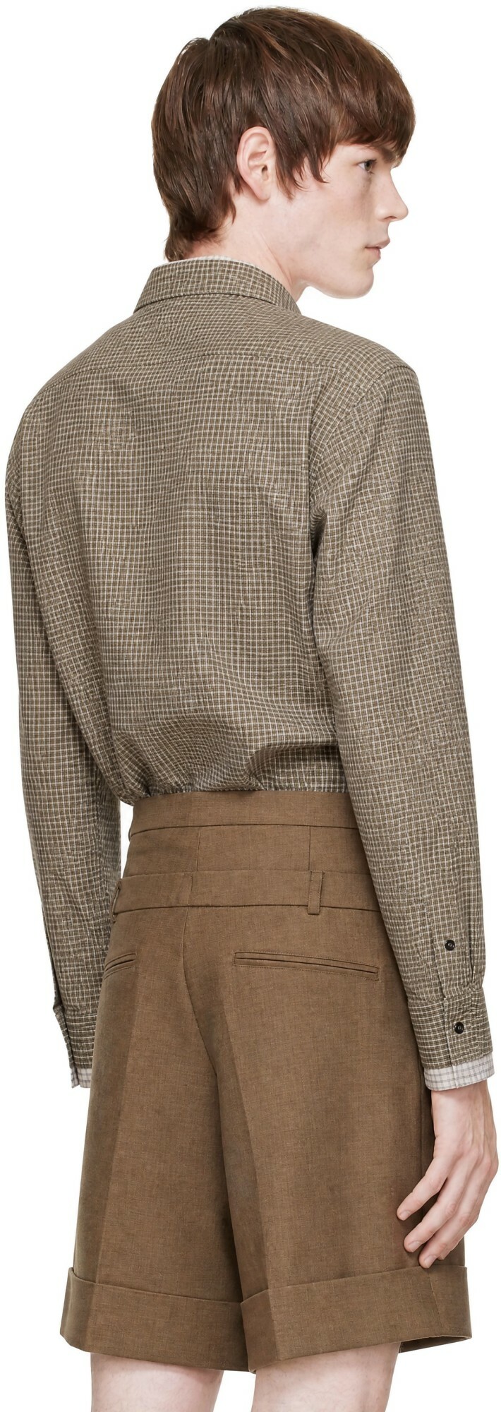 EGONlab Brown Layered Shirt