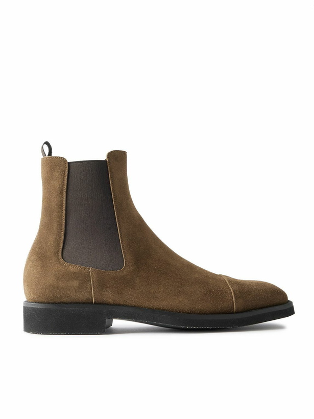 Photo: TOM FORD - Suede Chelsea Boots - Brown