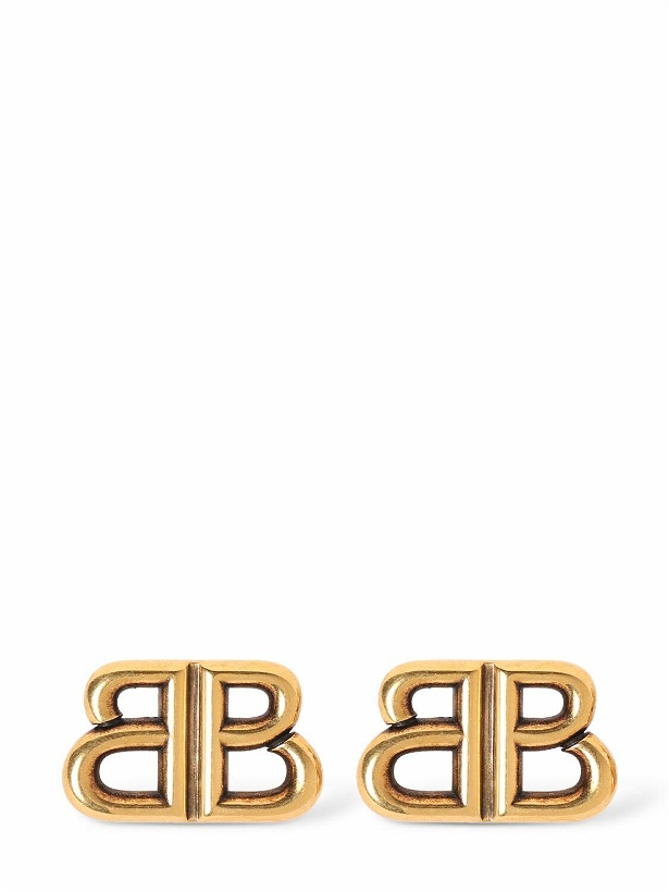 Photo: BALENCIAGA Monaco Brass Stud Earrings