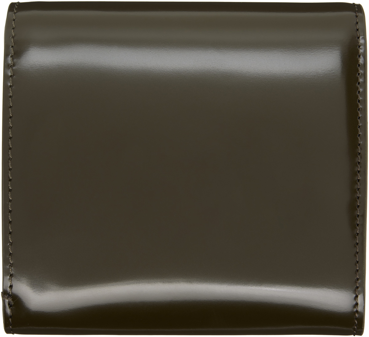 AMI Paris Khaki Paris Paris Compact Wallet