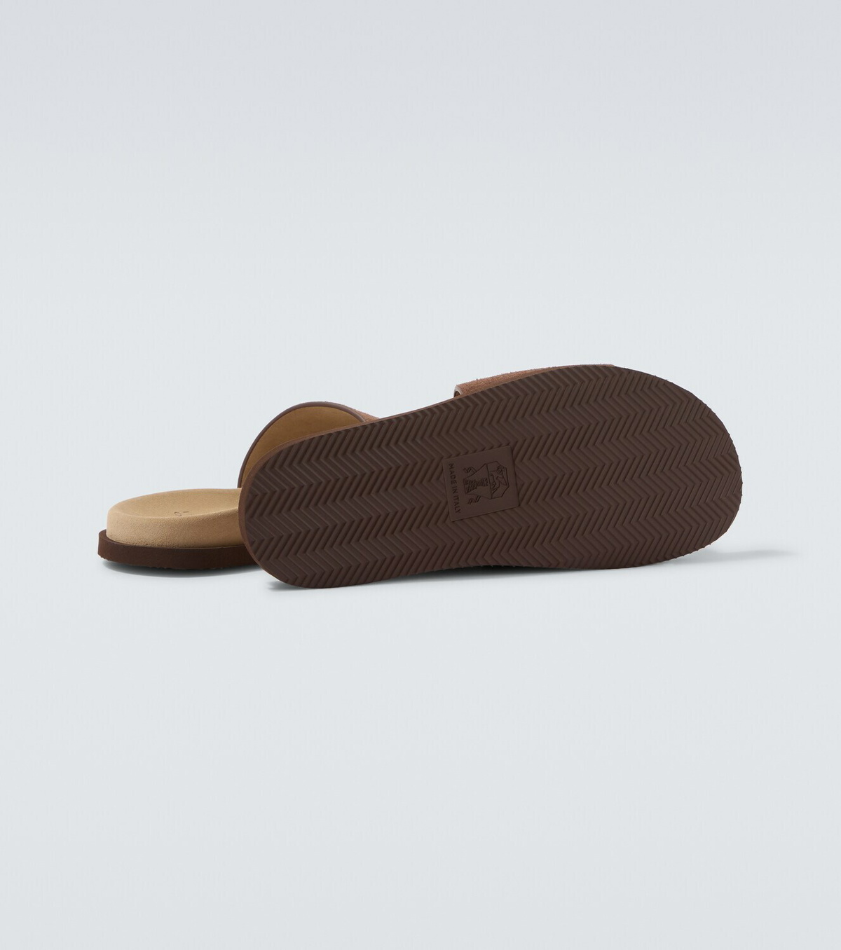 Brunello Cucinelli Suede slides
