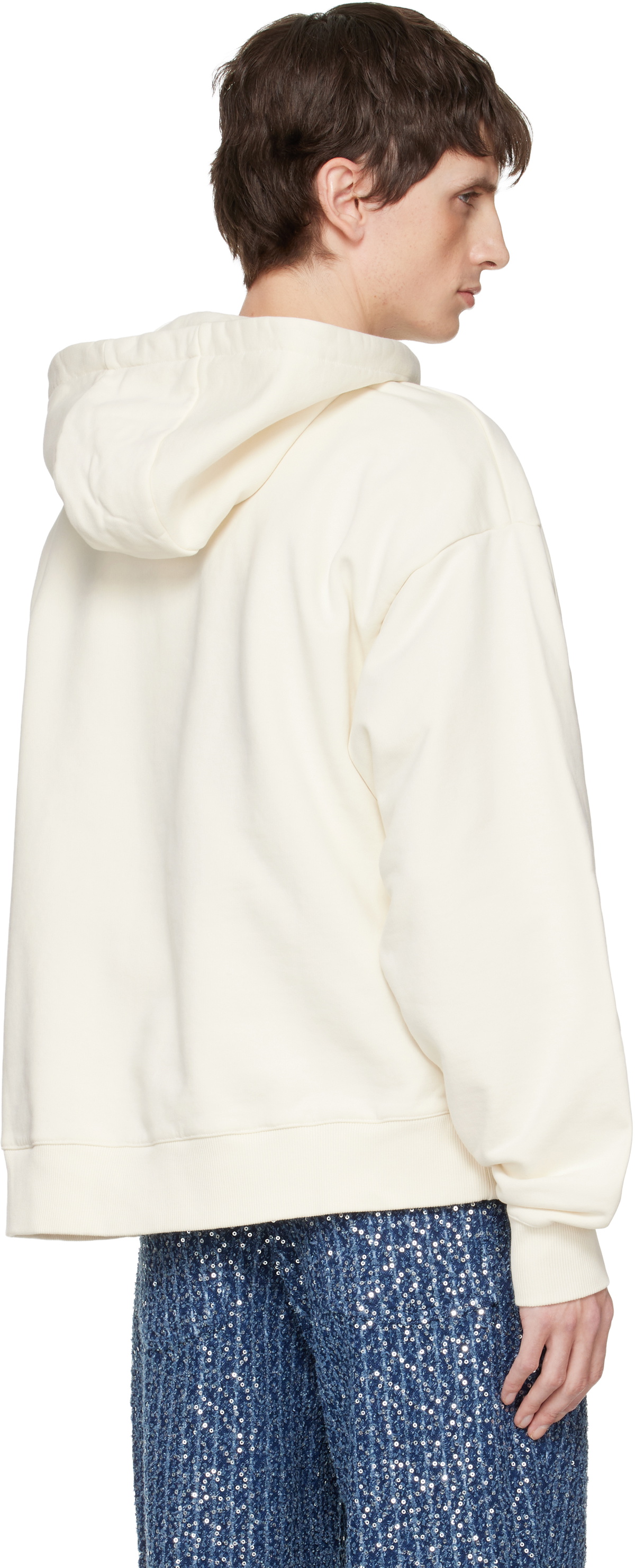 Charles Jeffrey LOVERBOY Off-White Logo Hoodie