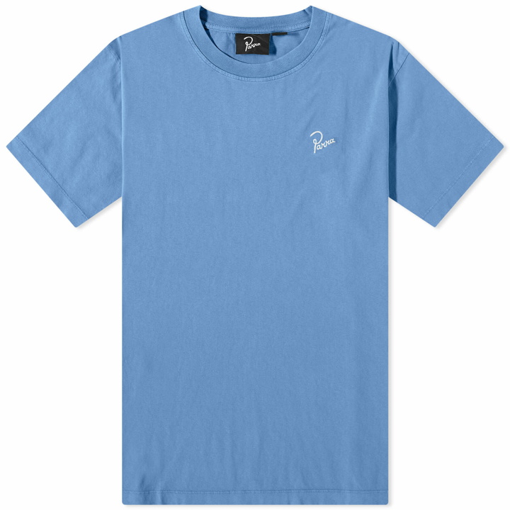 Photo: By Parra Men's Classic Logo T-Shirt in Bleached Navy
