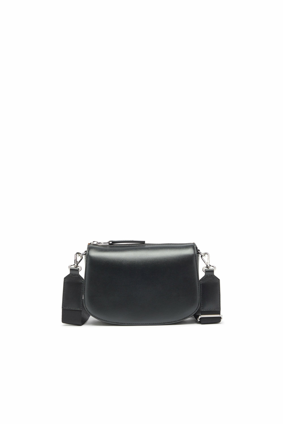 Diesel 1DR-Bicolour leather crossbody bag - Crossbody Bags