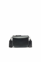Diesel 1DR-Bicolour leather crossbody bag - Crossbody Bags - Unisex - Brown