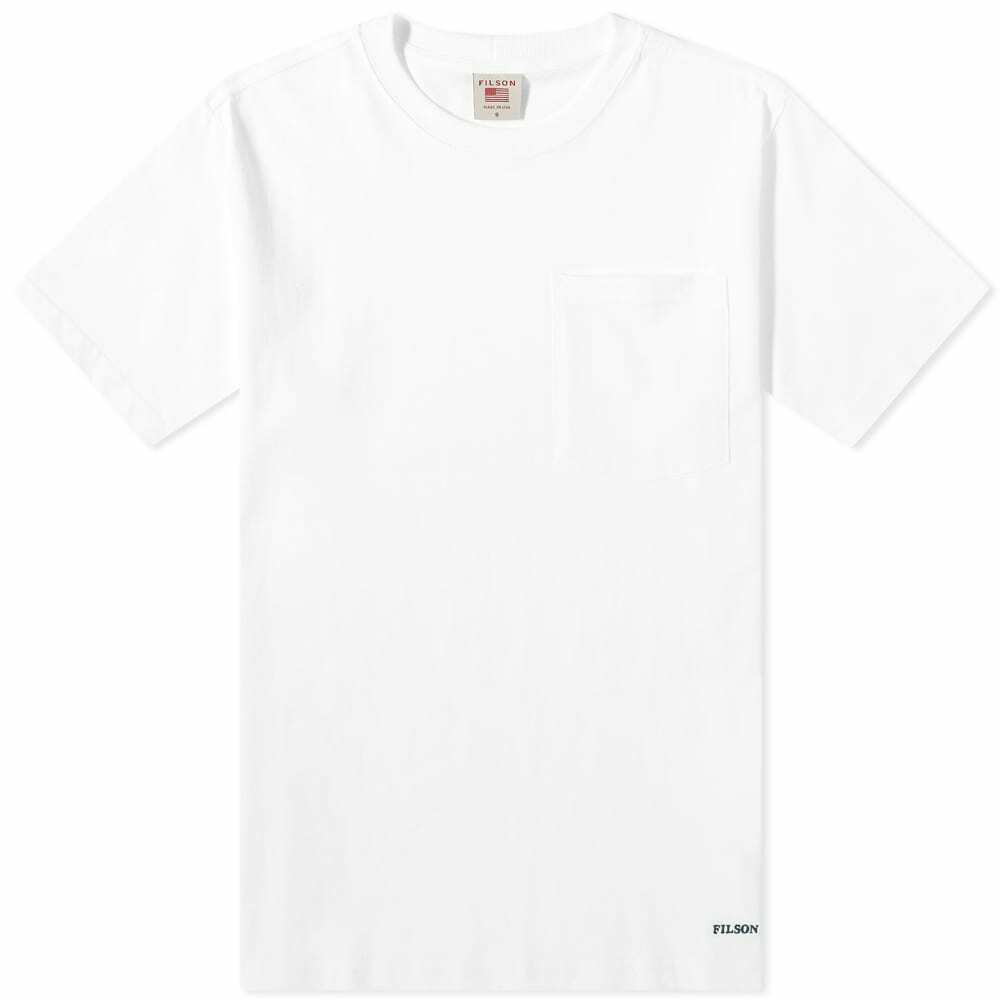 Photo: Filson Men's Pioneer Pocket T-Shirt in Bright White