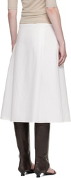 Paloma Wool White Dimi Midi Skirt
