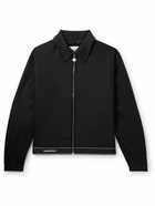 Casablanca - Striped Twill Blouson Jacket - Black