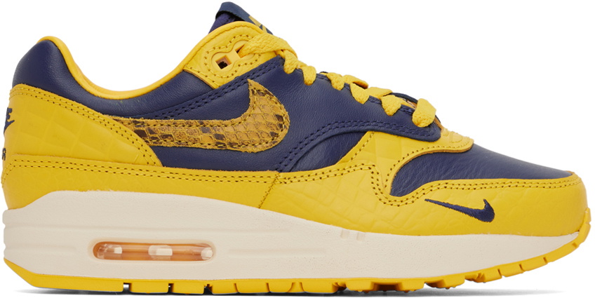 Nike Yellow Navy Air Max 1 Premium Sneakers Nike