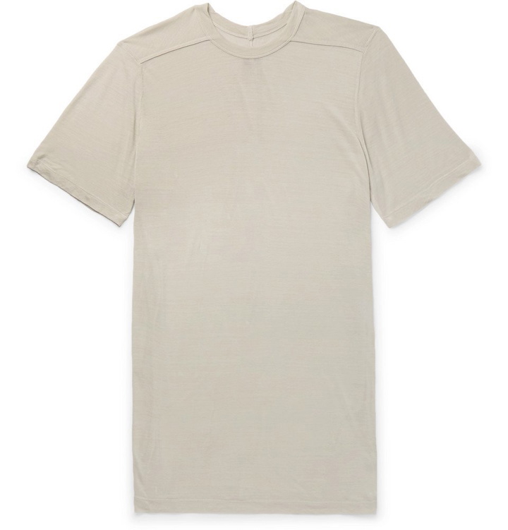 Photo: Rick Owens - Level Jersey T-Shirt - Men - Gray