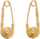 Versace Safety Pin Earrings