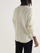 Rag & Bone - Devon Waffle-Knit Cotton Henley T-Shirt - Neutrals