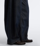 Ganni Gathered barrel-leg jeans
