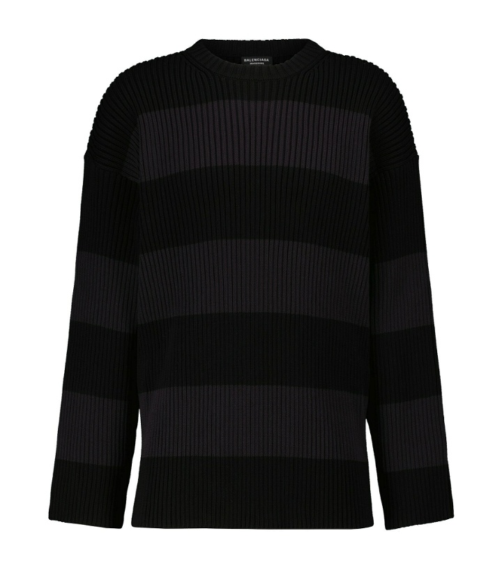 Photo: Balenciaga - Striped crewneck sweater