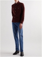 Séfr - Matsy Cotton-Moleskin Shirt Jacket - Burgundy