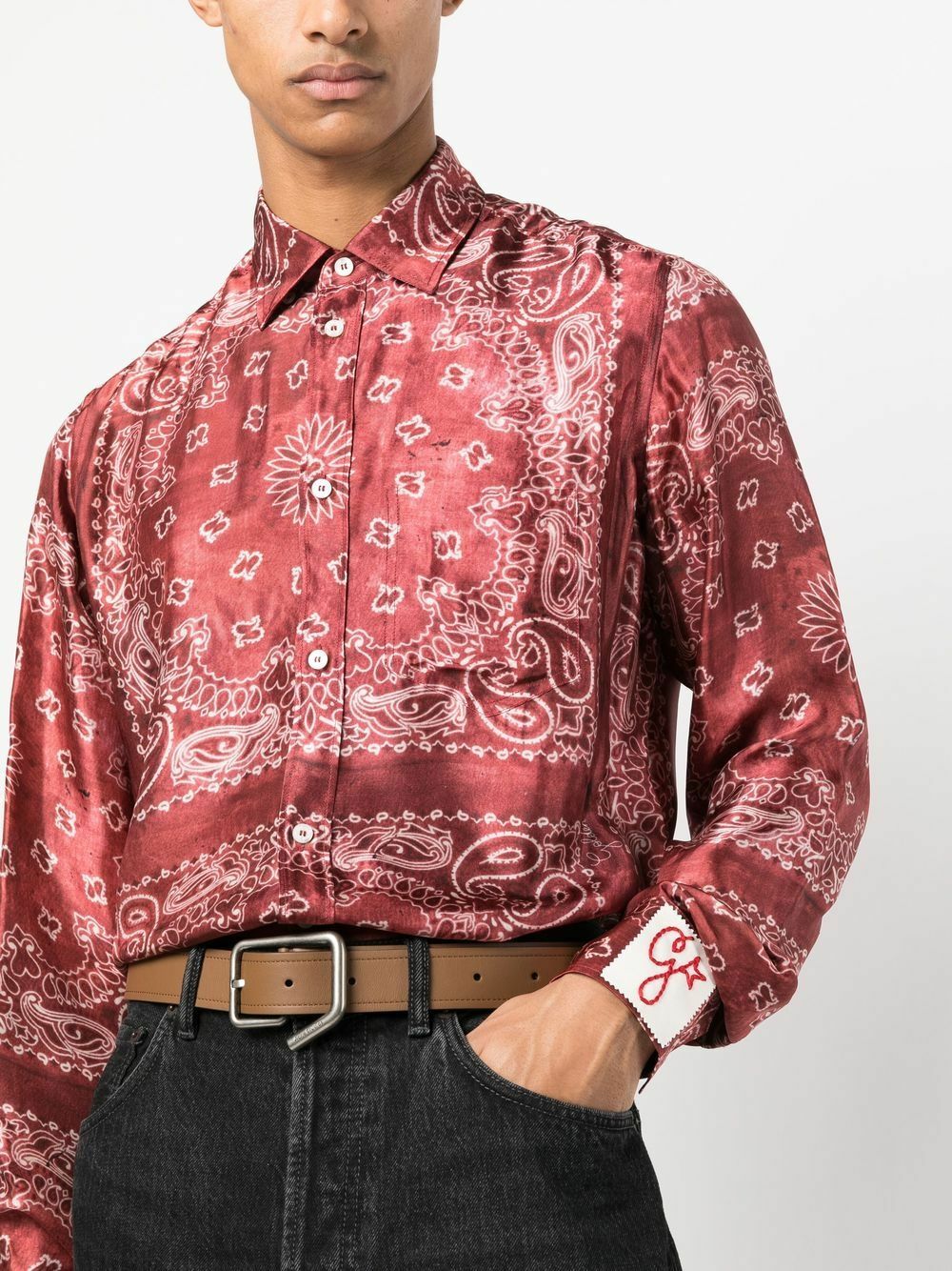 GOLDEN GOOSE - Bandana Print Shirt Golden Goose Deluxe Brand