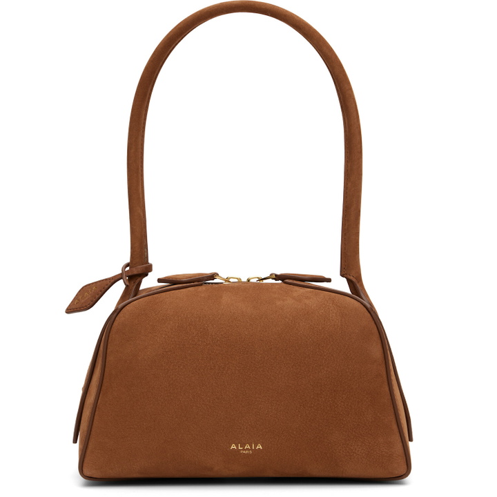 Photo: ALAÏA Brown 'Le Bouledogue' Small Nubuck Bag