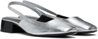 Nicole Saldaña Silver Paz Heels