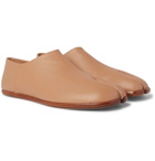 Maison Margiela - Tabi Collapsible-Heel Split-Toe Leather Loafers - Brown