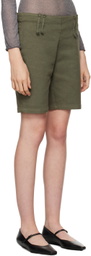 Paloma Wool Green Tineta Denim Shorts