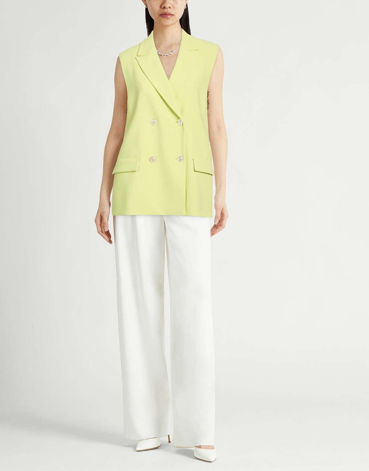 Agnona Womens Blazer Lime in Green